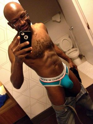Black hunks show tough bodies in these